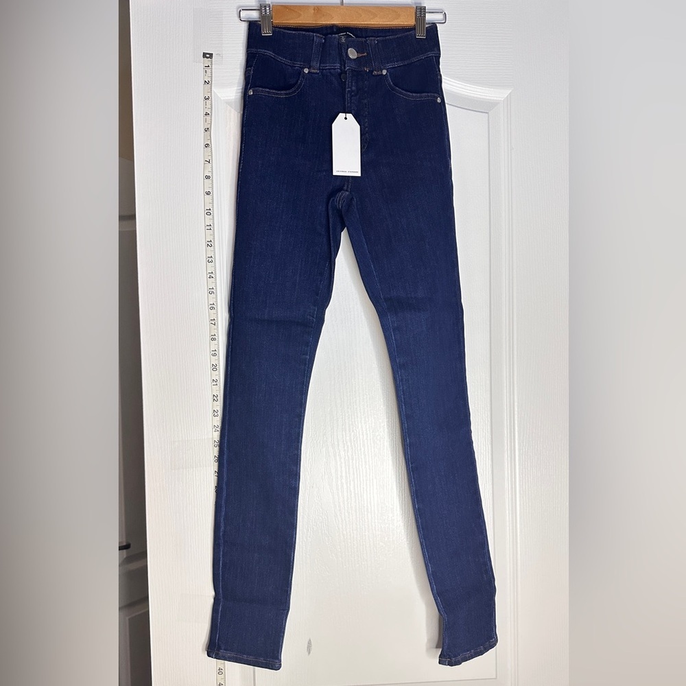 Universal Standard High-Rise Skinny Denim Jeans Size 0, New